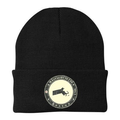 Boston Massachusetts Retro Beanie