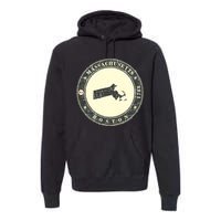 Boston Massachusetts Retro Premium Hoodie