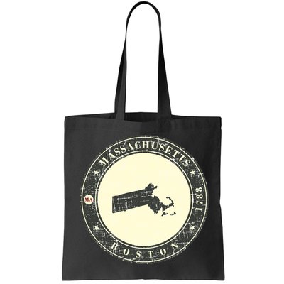 Boston Massachusetts Retro Bag