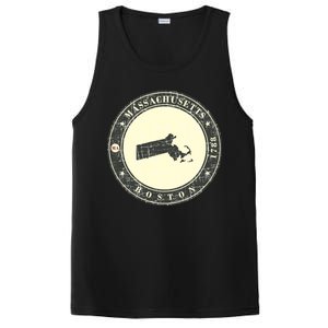 Boston Massachusetts Retro PosiCharge Competitor Tank