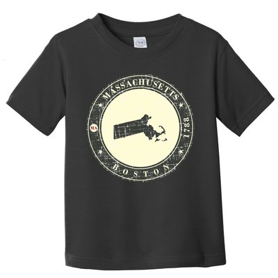 Boston Massachusetts Retro Toddler T-Shirt