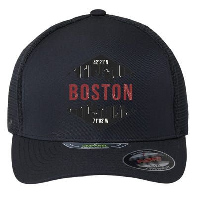 Boston Skyline Flexfit Unipanel Trucker Cap