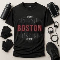 Boston Skyline Cooling Performance Crew T-Shirt