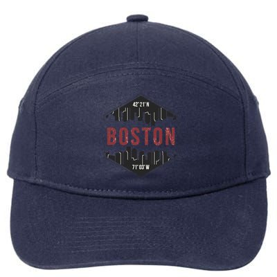 Boston Skyline 7-Panel Snapback Hat