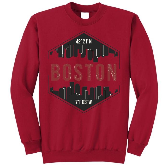 Boston Skyline Tall Sweatshirt