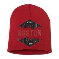 Boston Skyline Short Acrylic Beanie