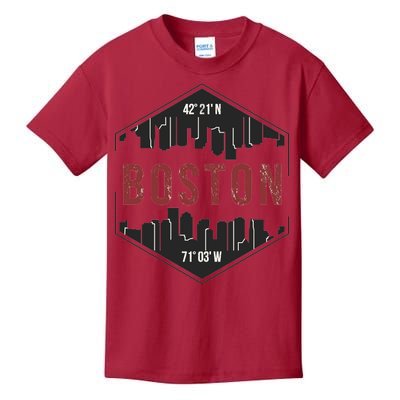 Boston Skyline Kids T-Shirt