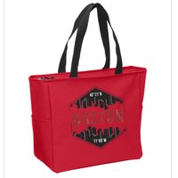 Boston Skyline Zip Tote Bag