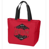 Boston Skyline Zip Tote Bag