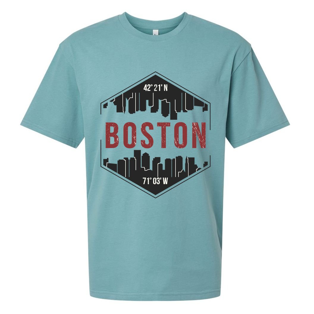 Boston Skyline Sueded Cloud Jersey T-Shirt