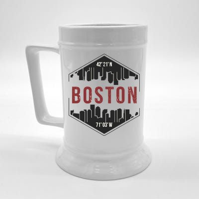 Boston Skyline Beer Stein