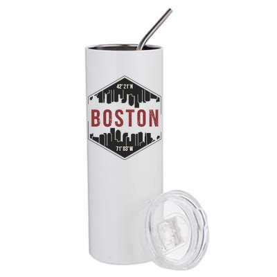 Boston Skyline Stainless Steel Tumbler