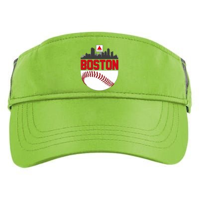 Boston Skyline Fenway Baseball Sports Logo Adult Drive Performance Visor