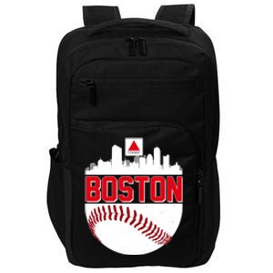 Boston Skyline Fenway Baseball Sports Logo Impact Tech Backpack