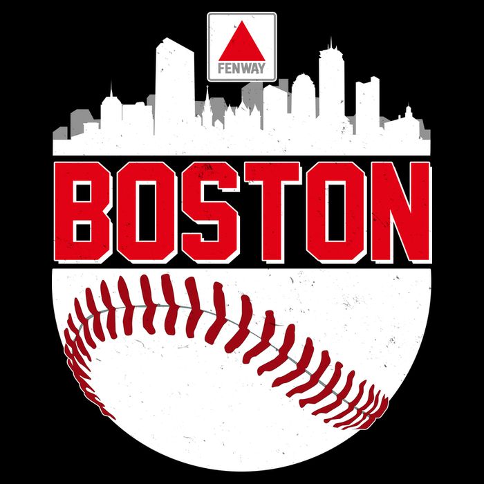 Boston Skyline Fenway Baseball Sports Logo Backpack