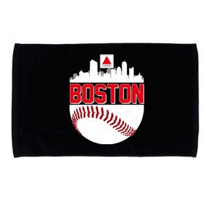 Boston Skyline Fenway Baseball Sports Logo Microfiber Hand Towel