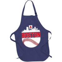 Boston Skyline Fenway Baseball Sports Logo Apron