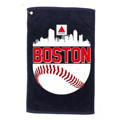 Boston Skyline Fenway Baseball Sports Logo Golf Towel