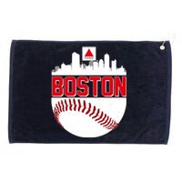 Boston Skyline Fenway Baseball Sports Logo Grommeted Golf Towel