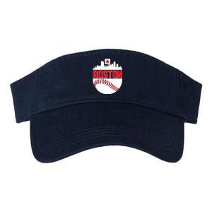 Boston Skyline Fenway Baseball Sports Logo Valucap Bio-Washed Visor