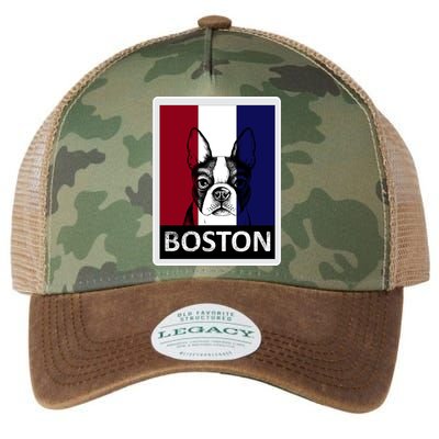 Boston Terrier Portrait  Legacy Tie Dye Trucker Hat