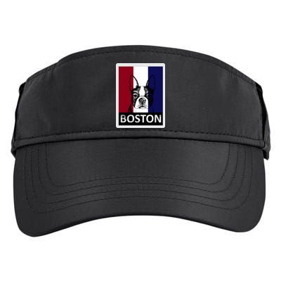 Boston Terrier Portrait  Adult Drive Performance Visor