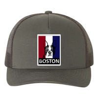 Boston Terrier Portrait  Yupoong Adult 5-Panel Trucker Hat