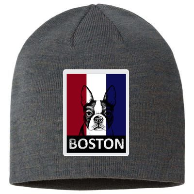 Boston Terrier Portrait  Sustainable Beanie