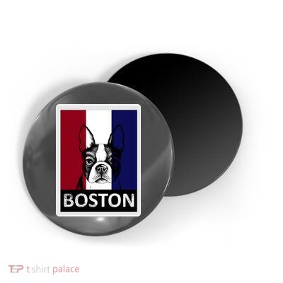 Boston Terrier Portrait  Magnet
