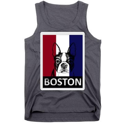 Boston Terrier Portrait  Tank Top