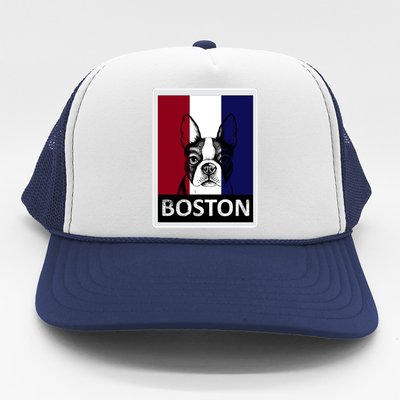 Boston Terrier Portrait  Trucker Hat