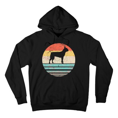 Boston Terrier Retro Sun Hoodie