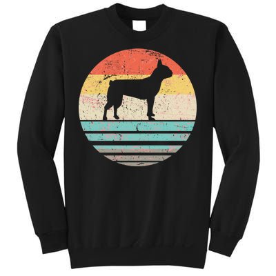 Boston Terrier Retro Sun Sweatshirt