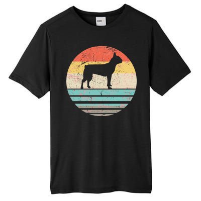 Boston Terrier Retro Sun Tall Fusion ChromaSoft Performance T-Shirt