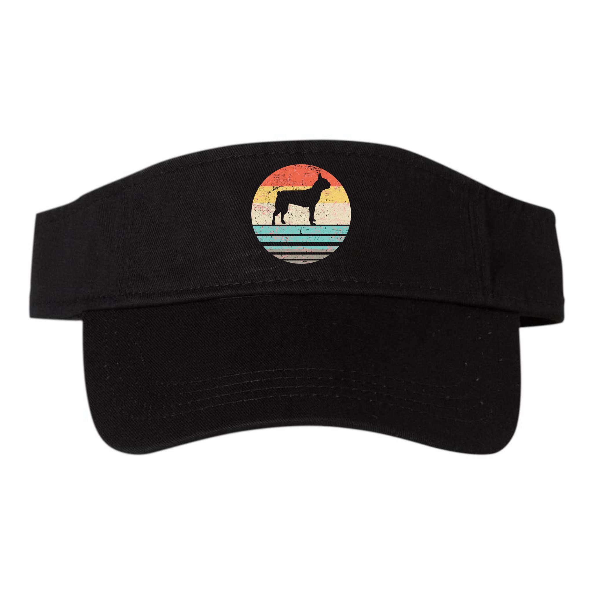 Boston Terrier Retro Sun Visor