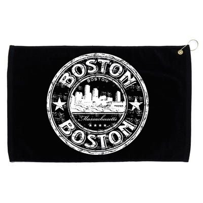 Boston Vintage Logo Grommeted Golf Towel