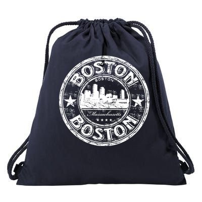 Boston Vintage Logo Drawstring Bag