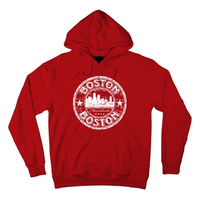 Boston Vintage Logo Hoodie