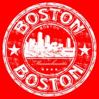 Boston Vintage Logo Button