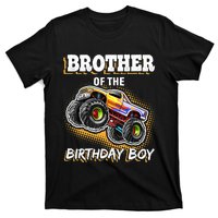 Brother of the Birthday Boy Monster Truck Birthday Gift T-Shirt