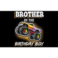 Brother of the Birthday Boy Monster Truck Birthday Gift Bumper Sticker