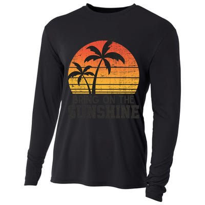 Bring On The Sunshine Summertime Summer Season Summer Vibes Gift Cooling Performance Long Sleeve Crew