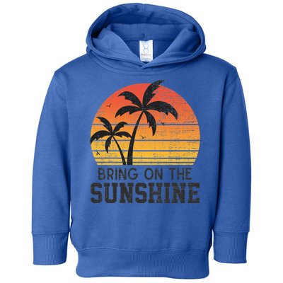 Bring On The Sunshine Summertime Summer Season Summer Vibes Gift Toddler Hoodie