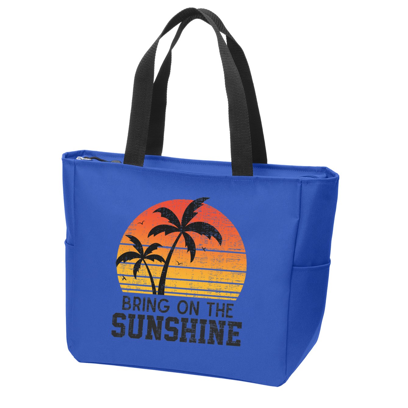 Bring On The Sunshine Summertime Summer Season Summer Vibes Gift Zip Tote Bag