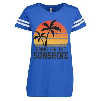 Bring On The Sunshine Summertime Summer Season Summer Vibes Gift Enza Ladies Jersey Football T-Shirt