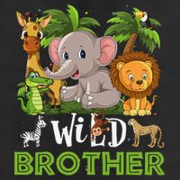 Brother of the Wild Zoo Birthday Safari Jungle Animal Funny Cool Comfort Performance Bucket Hat