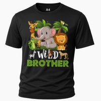 Brother of the Wild Zoo Birthday Safari Jungle Animal Funny Cooling Performance Crew T-Shirt