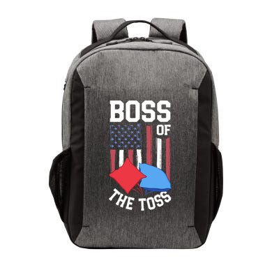 Boss Of The Toss Funny Cornhole Gifts For Bean Bag Toss Vector Backpack