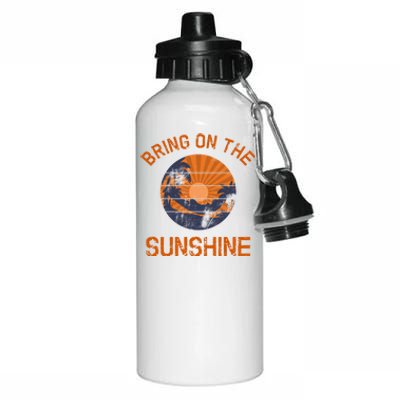 Bring On The Sunshine Vacay Mode Beach Vacation Gift Aluminum Water Bottle 