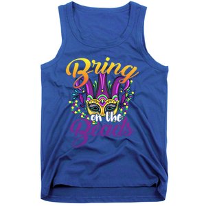 Bring On The Beads Mardi Gras Festival Masquerade Carnival Funny Gift Tank Top